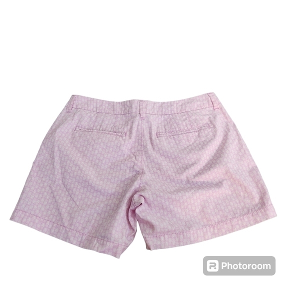 Old Navy Pineapple Print Pastel Preppy Chino Shorts, sz 6 - Picture 2 of 6